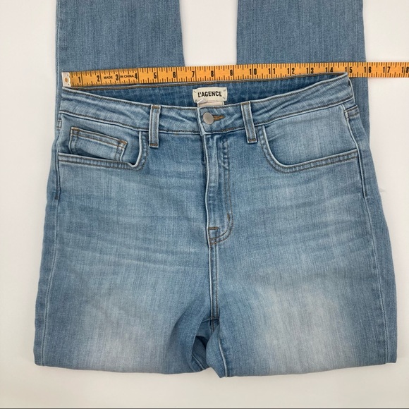 L’Agence High Line High Rise Tattered Hem Jeans 30 - Picture 6 of 16